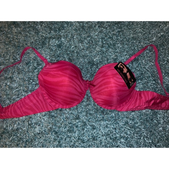 Women’s Dark Pink Zebra Bra 💖 - Picture 10 of 15